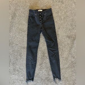 Madewell black jeans size 25